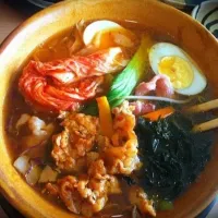 pork kimchi ramen..|Leslie Amoresさん