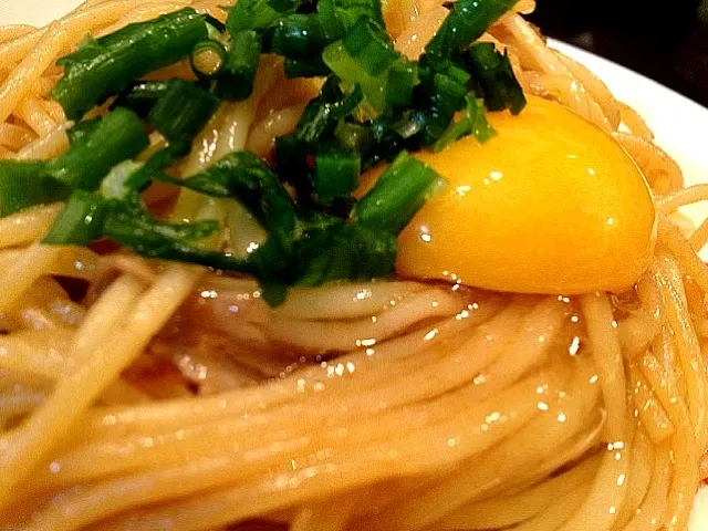 Snapdishの料理写真:照り焼き風パスタ|excellente cuisineさん