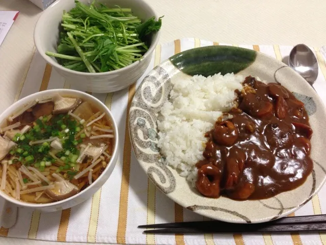 エビカレーと鳥と茸のスープ|小林 均さん