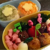 Snapdishの料理写真:まんまるお弁当|みきさん