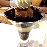 Snapdishの料理写真:コーヒーゼリーパフェ|maさん