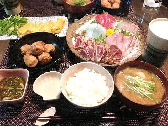 Snapdishの料理写真:お刺身の日|めいさん