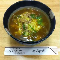 Snapdishの料理写真:京都 おかるのチーズ肉カレーうどん♡さいきょー|ちょこまる☻さん