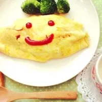 Snapdishの料理写真:smile オムライス|meg＊さん