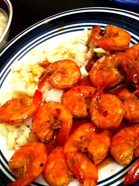 微波酱虾。Shrimp cooked with microwave|sherryさん