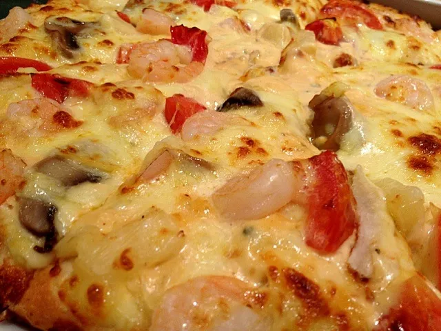 Shrimp cocktail pizza|Vorapoatさん