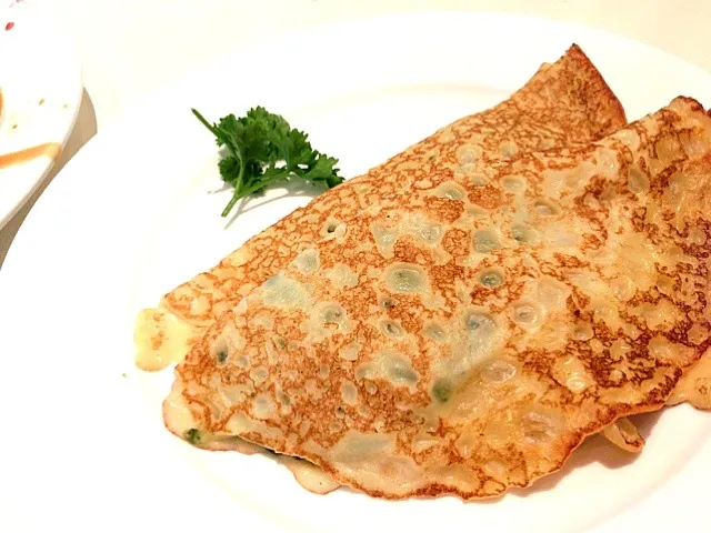 Spinach pancakes|su ann chongさん