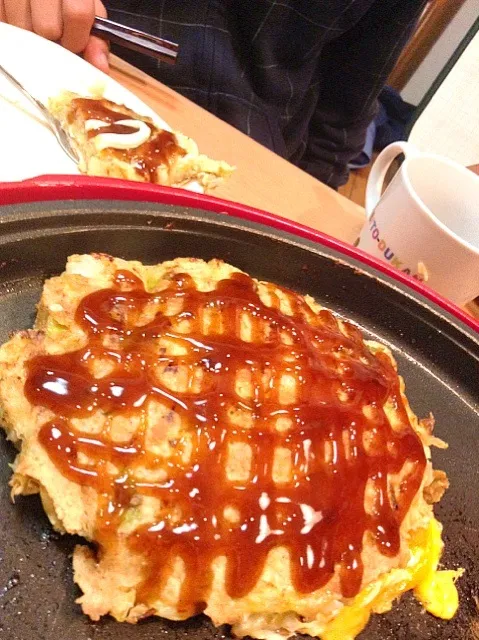 Snapdishの料理写真:お好み焼き２|あいさん