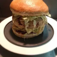 Ginormous chicken burger|charinsさん