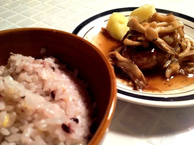 豆腐ハンバーグ  あんかけソース|ちぃさん