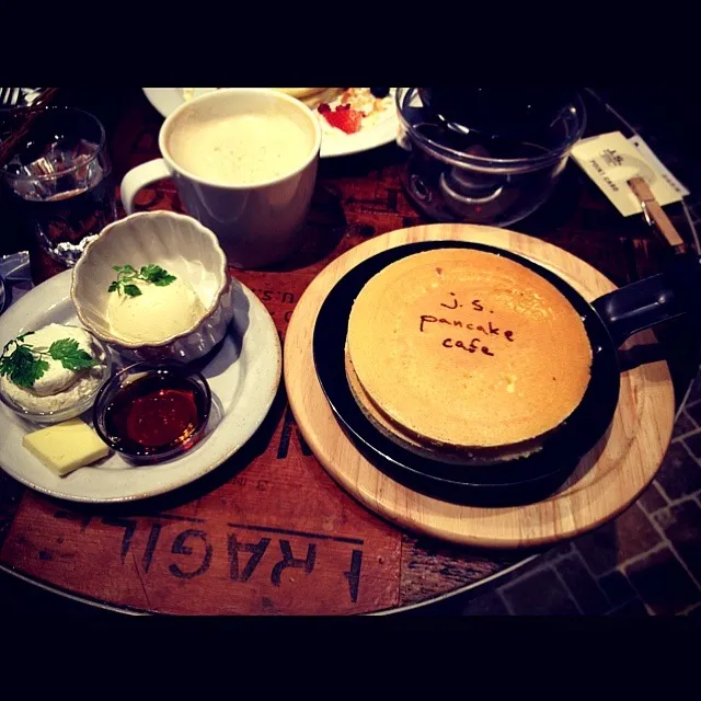 Snapdishの料理写真:j.s pancake♡|山形愛さん