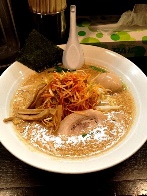 柏 麺きち 辛ネギ味噌ラーメン|かむかまさん