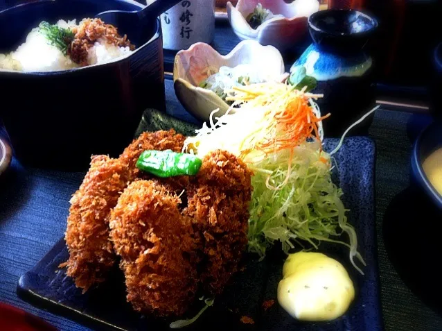 今年初 カキフライ定食|hirokoさん