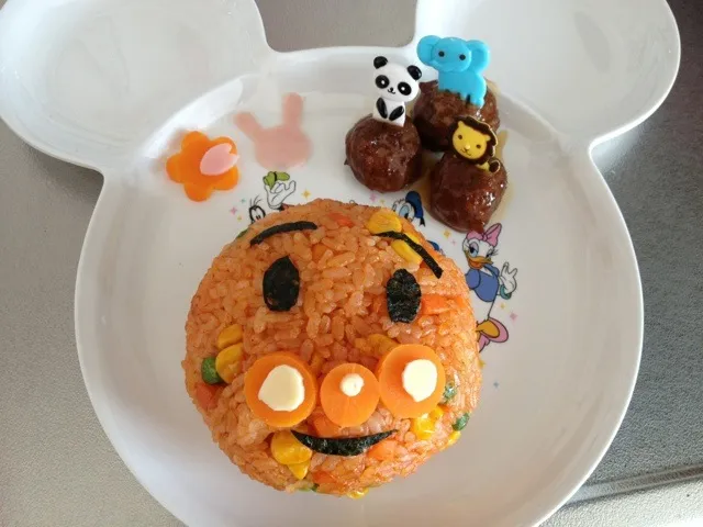 初めてのキャラご飯☆2歳のBirthday♪|蒼空Mamさん