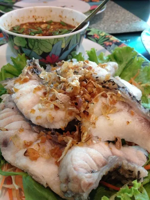 Grouper with spicy sauce|Thanjiraさん