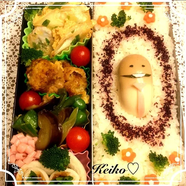 なめこ⁇のつもり弁当😁|佳子さん