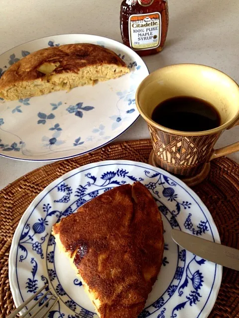 ランチはりんごのパンケーキ(^^)|Tomokoさん