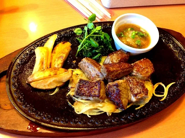 Snapdishの料理写真:Pork steak;) oishi desu|Watashiさん