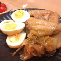 Snapdishの料理写真:手羽先の照り煮|メグミさん