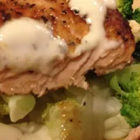 Fried Salmon with Ranch Sauce|Rose Samsonさん