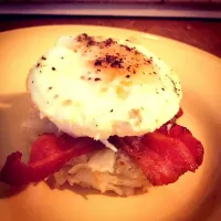 Breakfast: hashies,bacon,egg|Evalinaさん