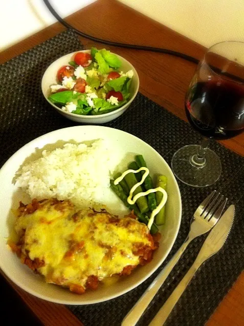 Pasta w/minced onion tomato sauce|Emi Chiba-Smithさん