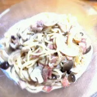 Snapdishの料理写真:しめじ＆ベーコンのクリームパスタ|ゆうやさん