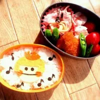 Snapdishの料理写真:しおりちゃん弁当  Eテレフックブックローのキャラ