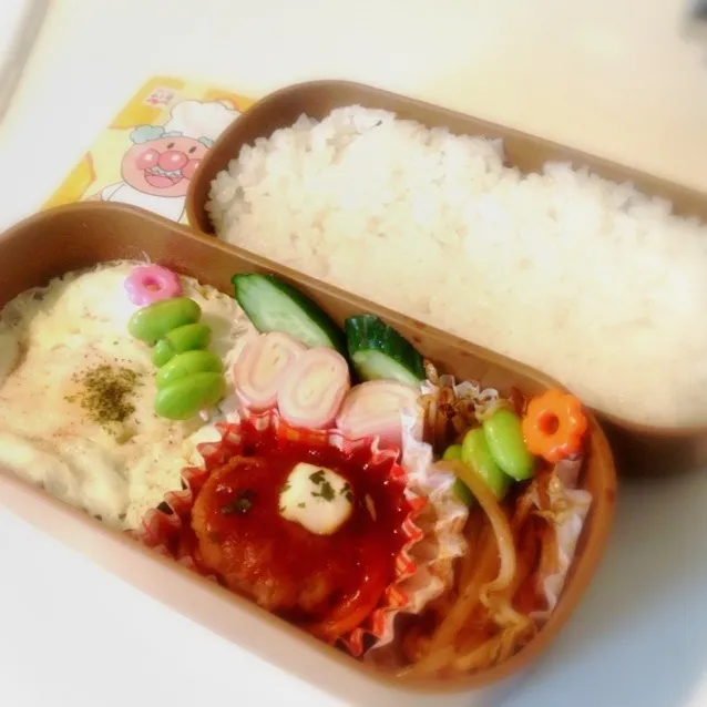 Snapdishの料理写真:旦那の夜勤弁当|まどさん