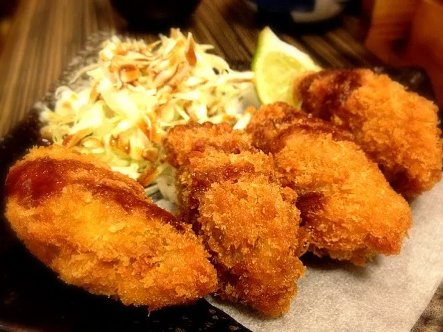 Fried oyster @ 土三寒六|Larry Chuさん