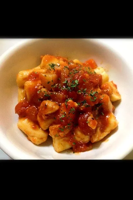 Snapdishの料理写真:Gnocchi con Arabiata|nofishさん