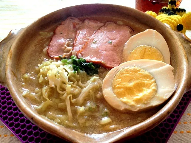 豚骨醤油ラーメン|いちこさん