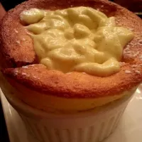 Snapdishの料理写真:after 8 souffle with custard|sim siew yingさん