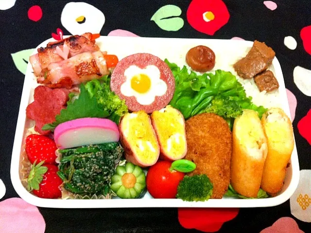 Snapdishの料理写真:今日の息子のお弁当2012/11/21|ミホさん