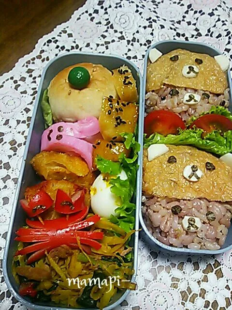 おはようごじゃりますq(^-^q)娘っちお一人様弁当☆今日は沖縄の黄人参のシーチキン炒め～甘くて美味しいよ～(^-^)|katumi  ueharaさん