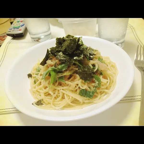 簡単明太パスタ|あいちんさん