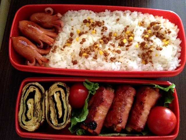 Snapdishの料理写真:今日の弁当|かずさん