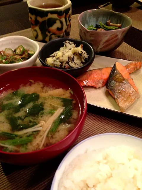 鮭の焼魚定食|Masako Adachiさん