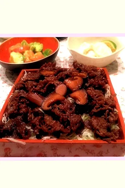 牛肉しぐれ煮丼|みるくさん