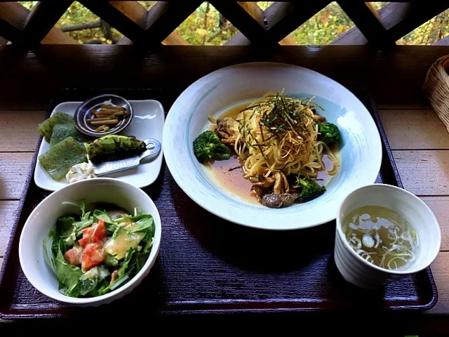 Snapdishの料理写真:奥多摩わさびパスタ|カツゴンさん