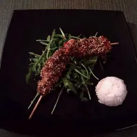 Brochetas de pollo con sesamo|yolandaさん