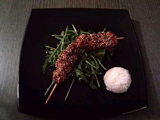 Brochetas de pollo con sesamo|yolandaさん