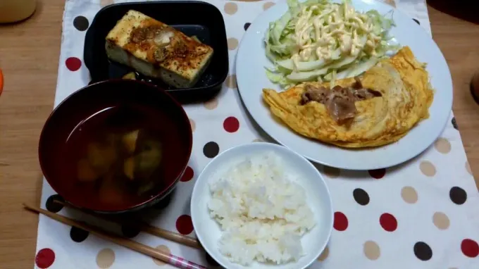 とんぺいやき、豆腐ステーキ|ひらりさん