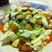 Ensalada con salsa de queso|Lorenzoさん