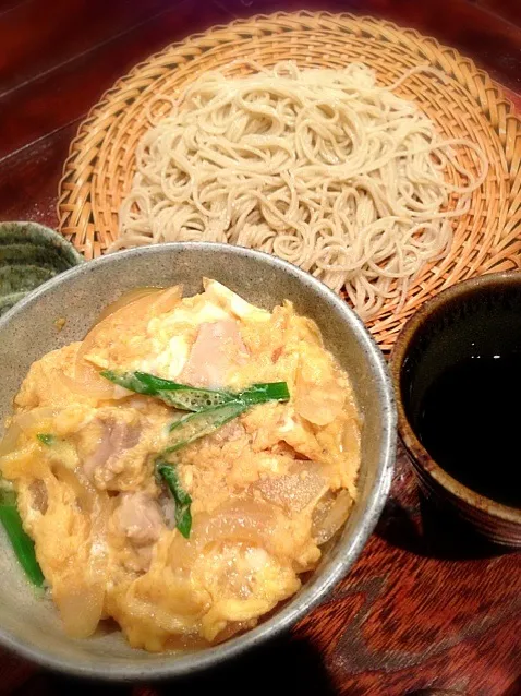 親子丼&もり蕎麦セット@和楽|Daisuke Okimuraさん