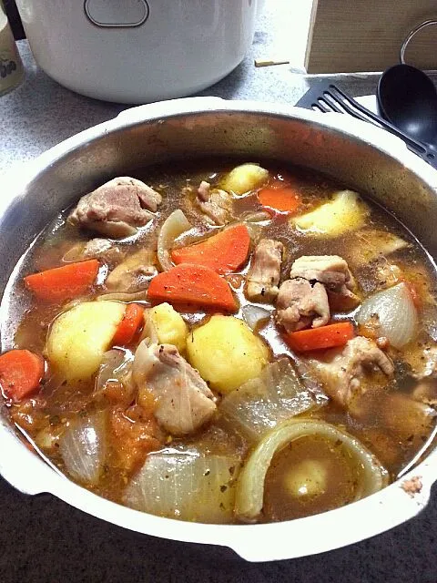 チキンと野菜のスープカレー♪♪|ふくふくさん