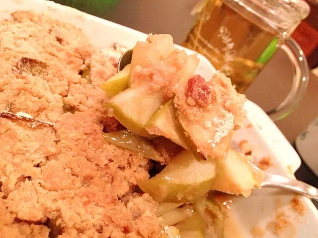 Apple crumble できたよ！|松浦有里さん