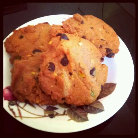 choc chip with almond and walnut cookies|amyさん