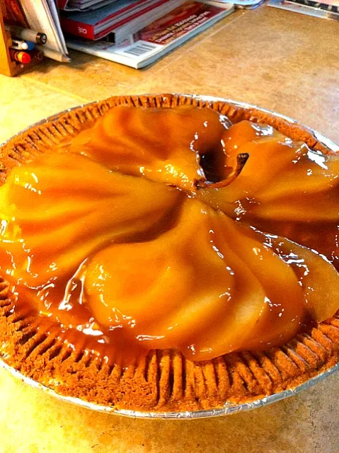 Snapdishの料理写真:Spiced Maple Tart with Poached Pears!!!|Joさん