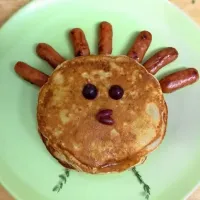 Breakfast Turkey made with Apple Pancakes and Lil' Smokies|yummyさん